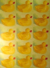 Still-life-of-15-complacent-ducks