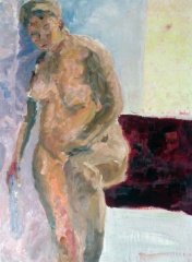 Nude figure study